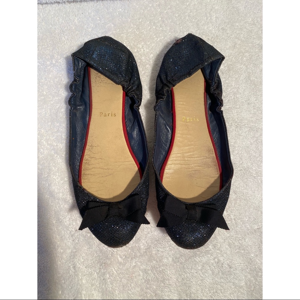Christian Louboutin Sparkly Flats